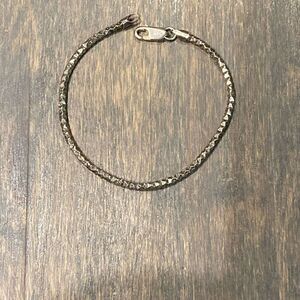 Bracelet vintage silver rope by FAs￼